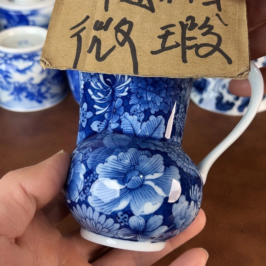 ****间瓷片景德镇全手工手绘陶瓷