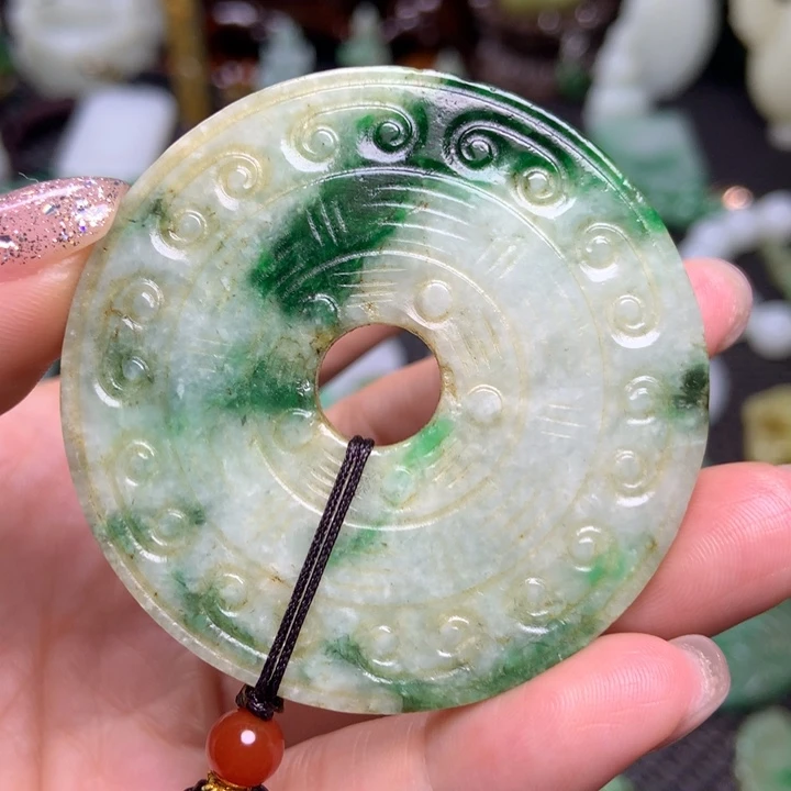 未镶嵌挂件翡翠清