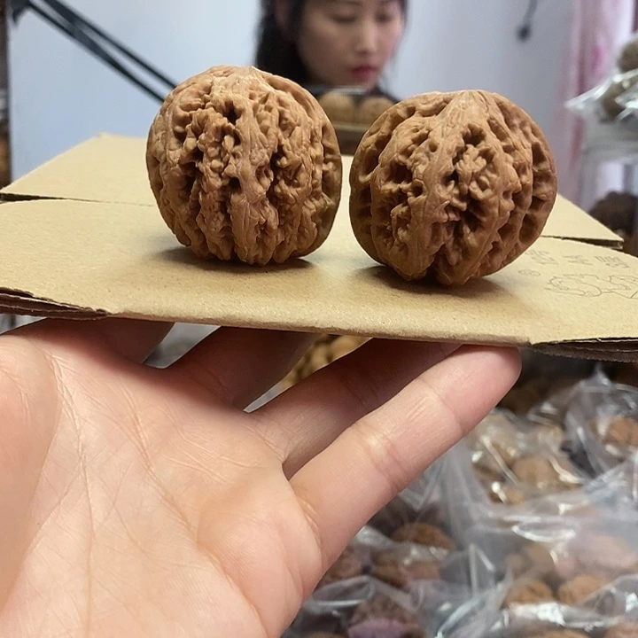 文玩核桃把件44平谷粗筋