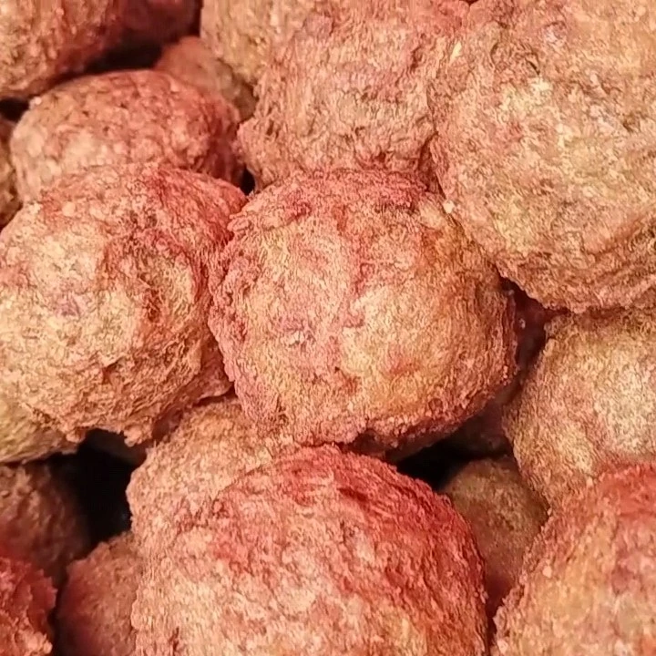 苏北大席菜大肉丸徐州邳州新沂宿迁手工鲜肉油炸狮子头包邮6只装