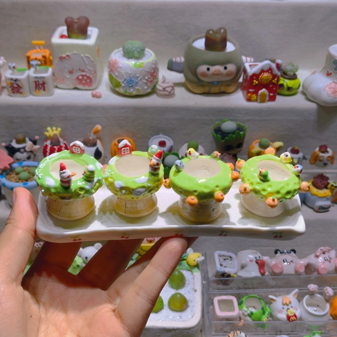 049纯手工制作重工盆盆38一个