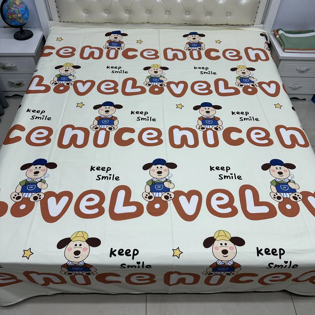 棉小竹--纯棉加厚升级版粗布床单