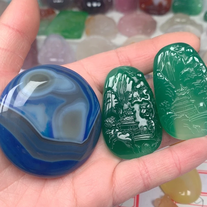 玛瑙/玉髓颈饰未镶嵌用****8