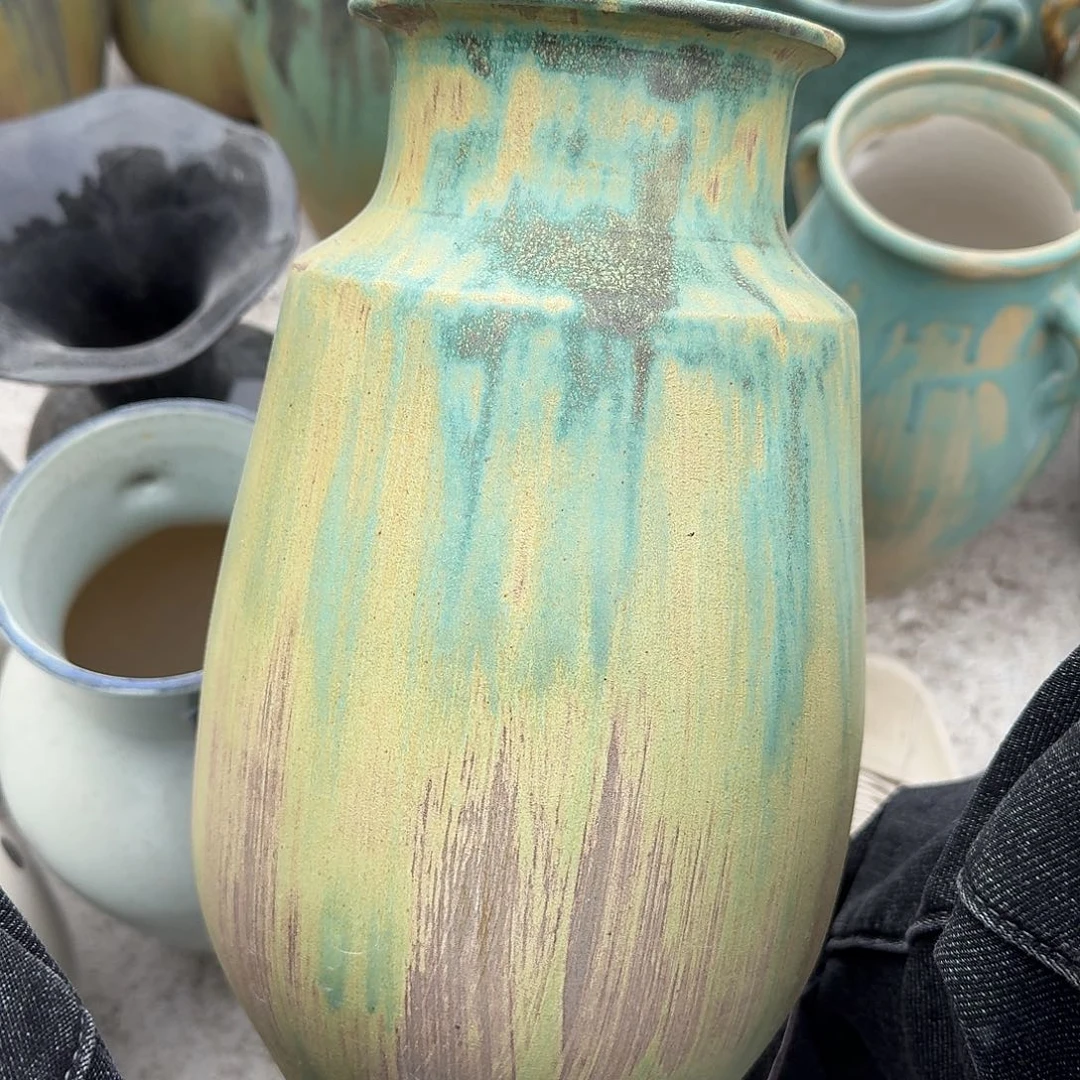 陶瓷微瑕景德镇手工花器