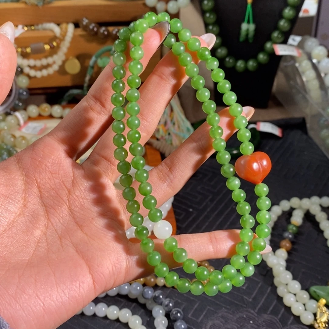 和田玉未镶嵌手链