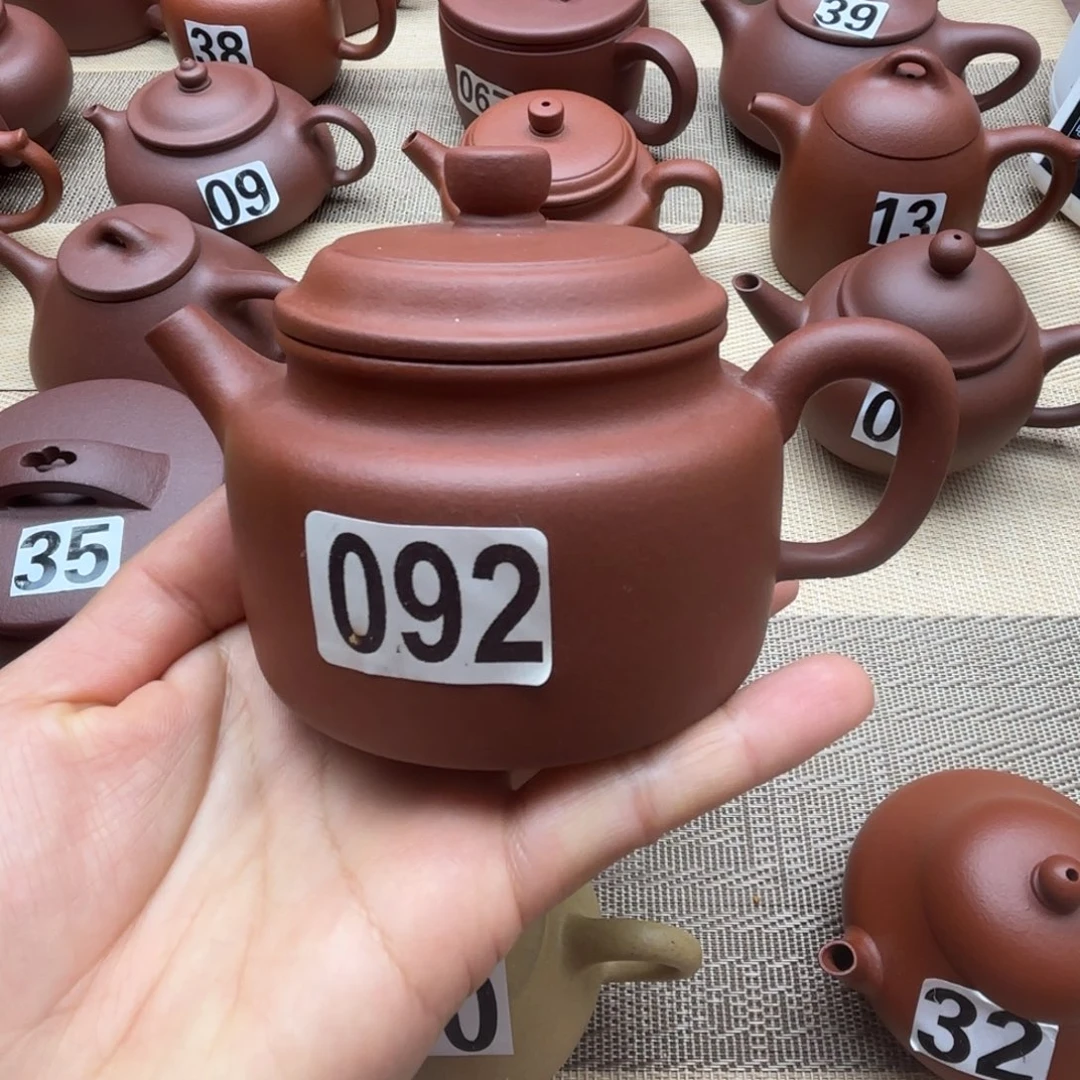 茶壶紫砂紫泥德钟150cc微瑕