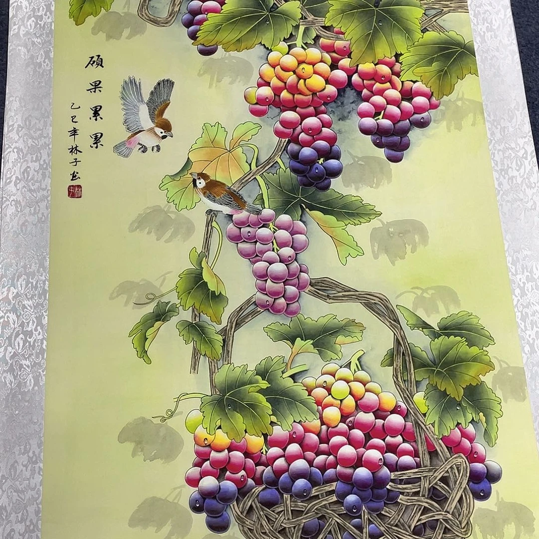 国画作品小姐姐放漏…