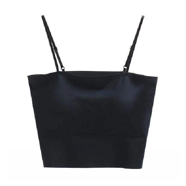 ZBX14318 2025新款冰丝抹胸美背背心