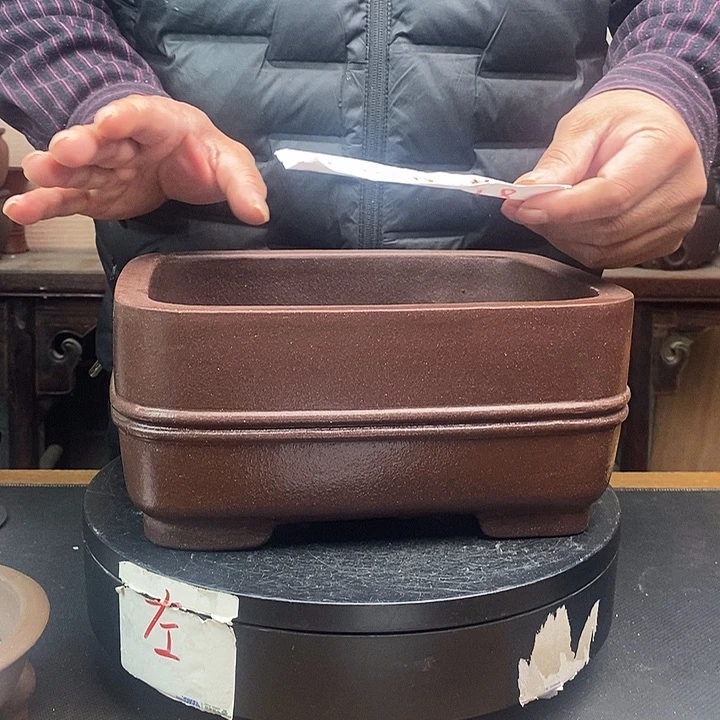 紫砂花盆货号一只WX18