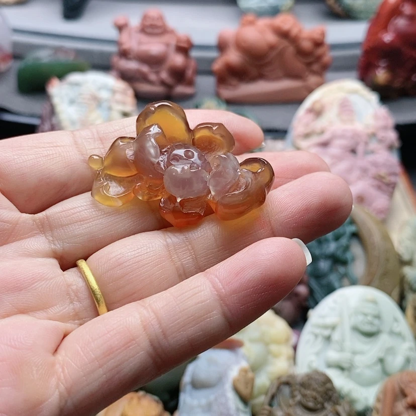 【闪购商品】未镶嵌吊坠定制玛瑙