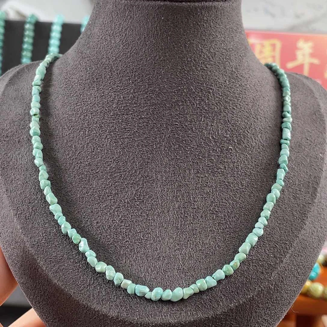绿松石未镶嵌摆件随型公主链卡3.2