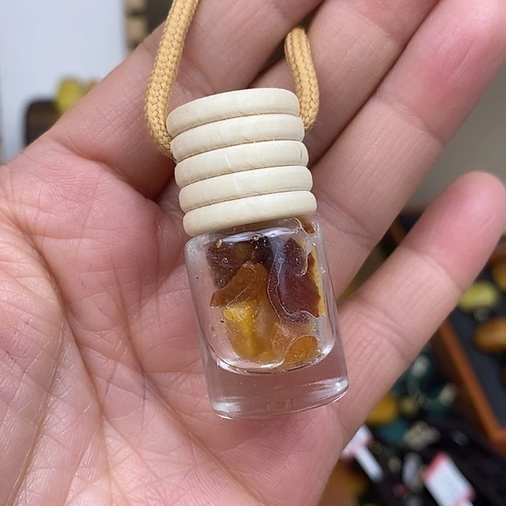 蜜蜡未镶嵌颈饰蜜蜡碎片