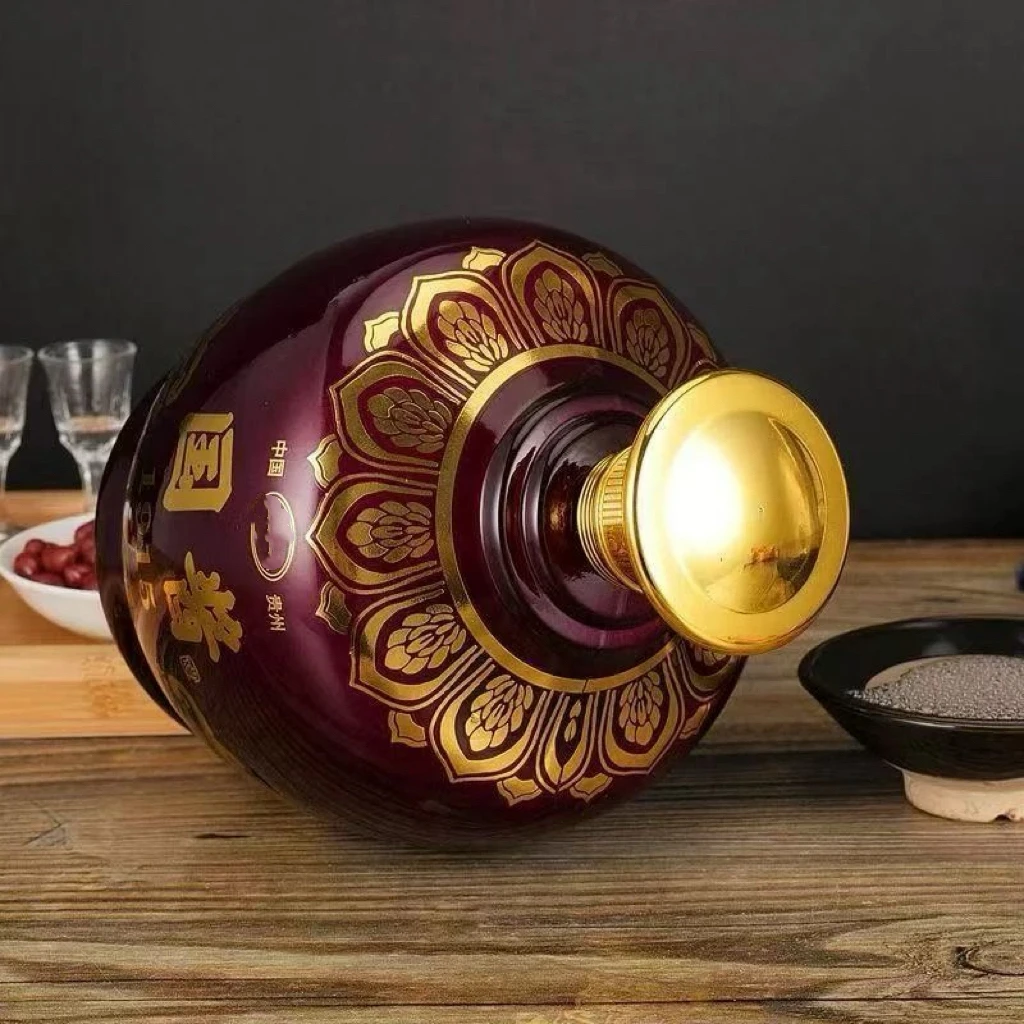 郁情紫气东来酱香型53度白酒1500ml52度