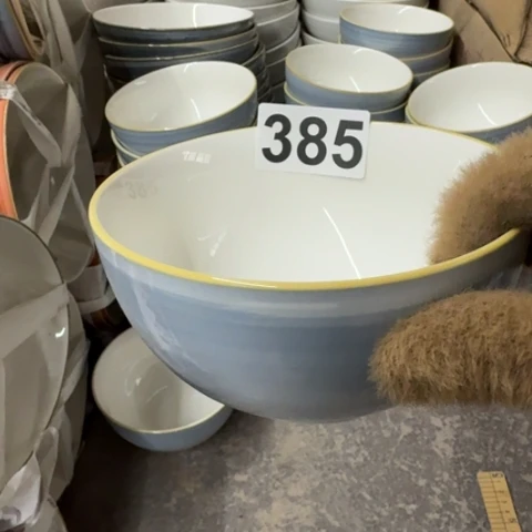 泥塑磁州窑手绘碗4只发货