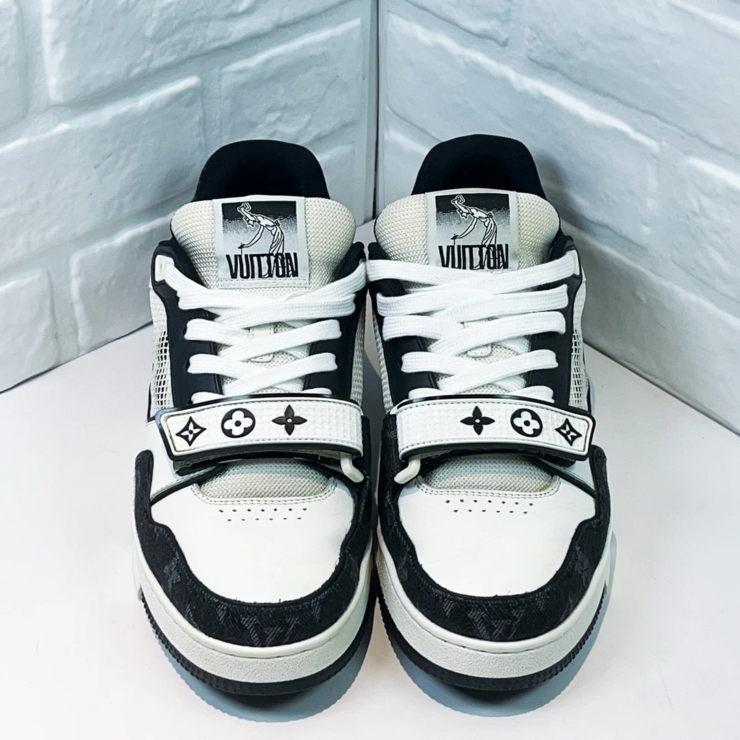 95新 LouisVuitton/路易威登  trainer黑白魔术贴欧码5.5码39.5码