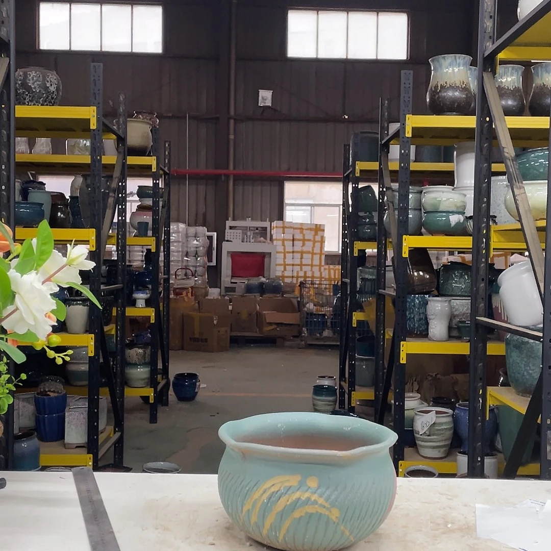 宜兴紫砂粗陶花盆