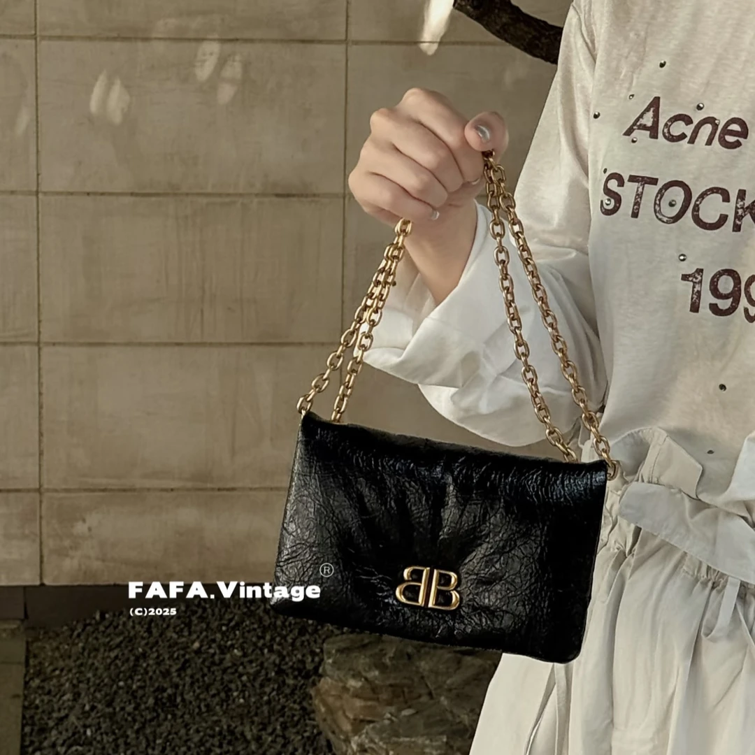 95新 Balenciaga/巴黎世家 發發中古· monaco mini斜跨包