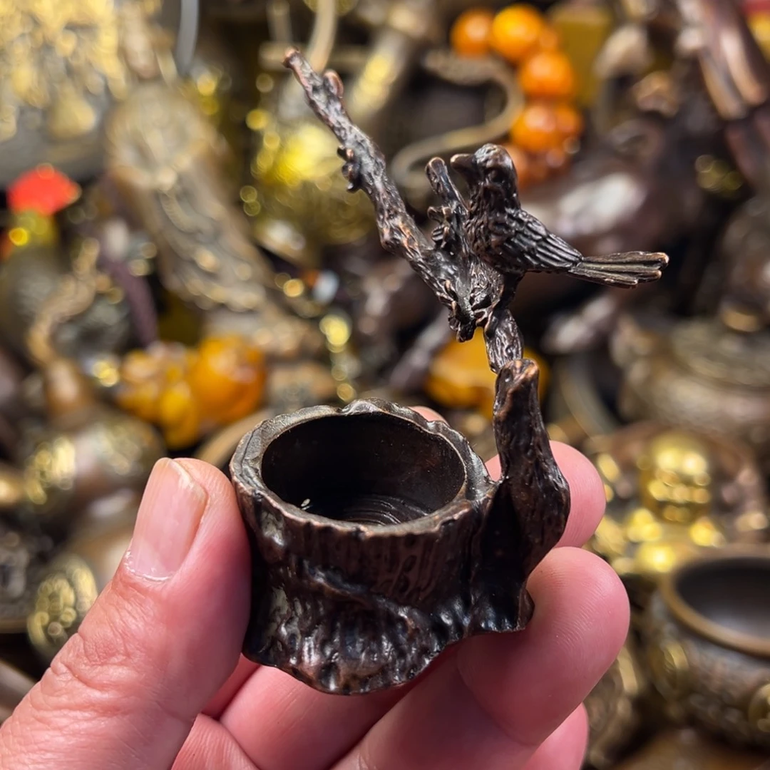 茶壶香炉铜器摆件