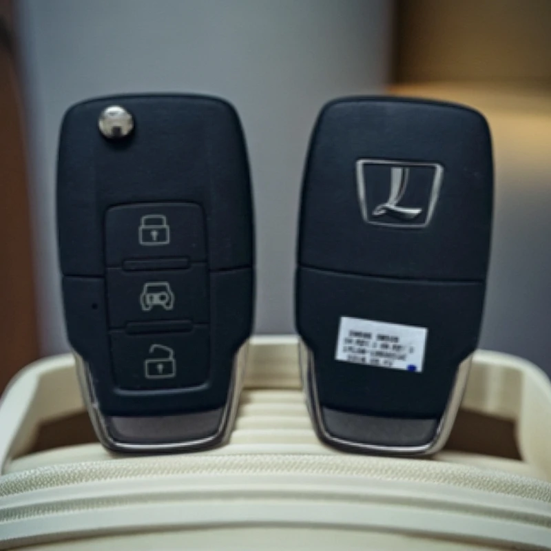 纳智捷S5/U6优6折叠遥控器钥匙3键原装替换外壳