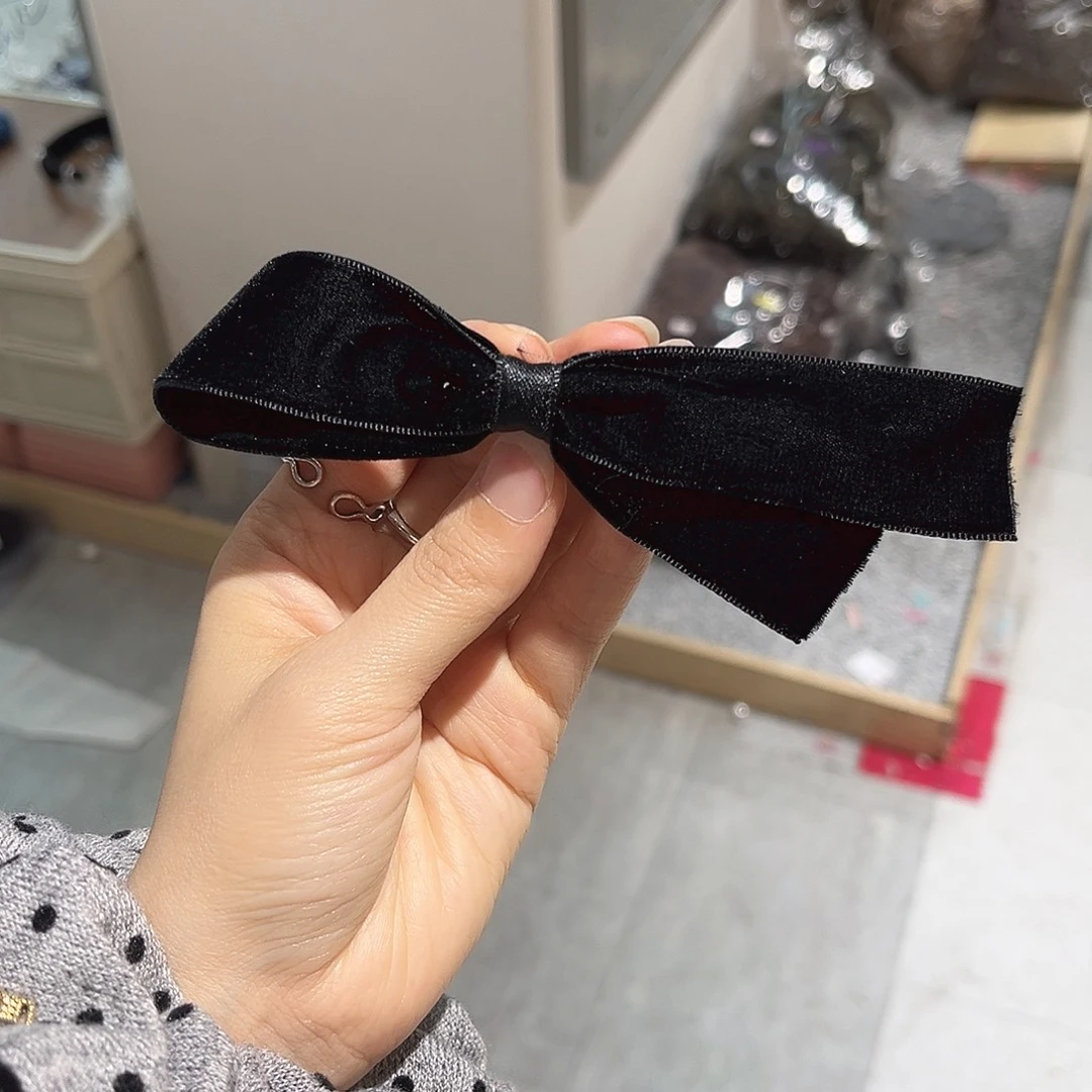 布艺非金属露思同款蝴蝶结压夹