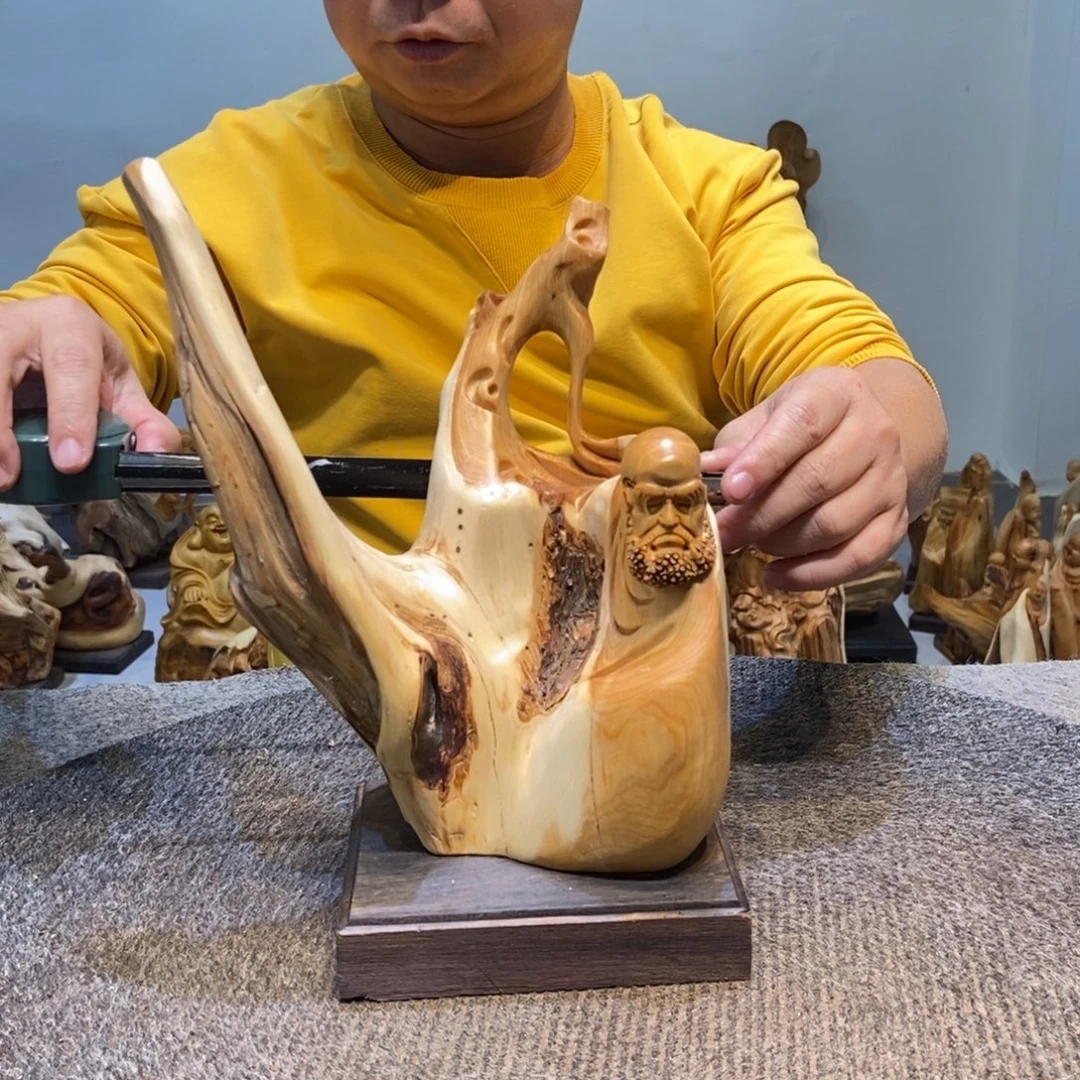 柏木（崖柏）太行崖柏根雕摆件