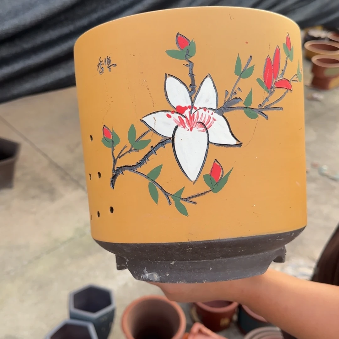 紫砂花盆口径20.20口径