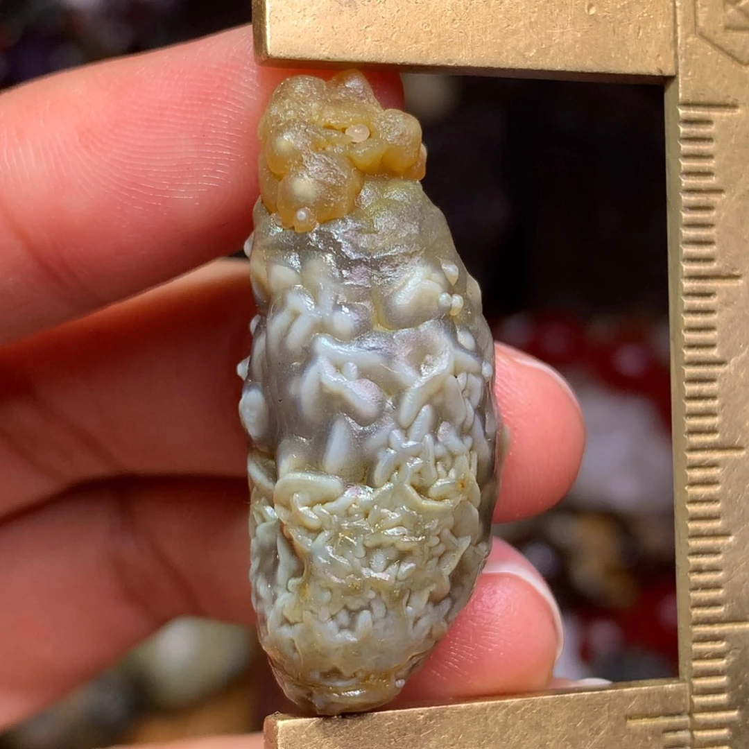 未镶嵌玛瑙/玉髓珠宝半成品