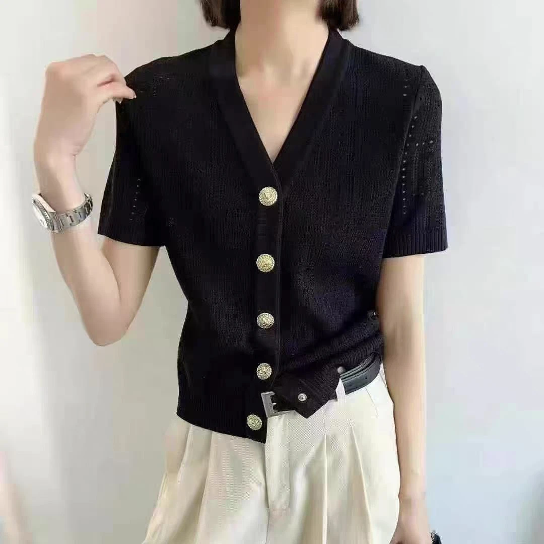 《蕾姐》E201-E250号 新款时尚百搭显瘦长袖针织衫