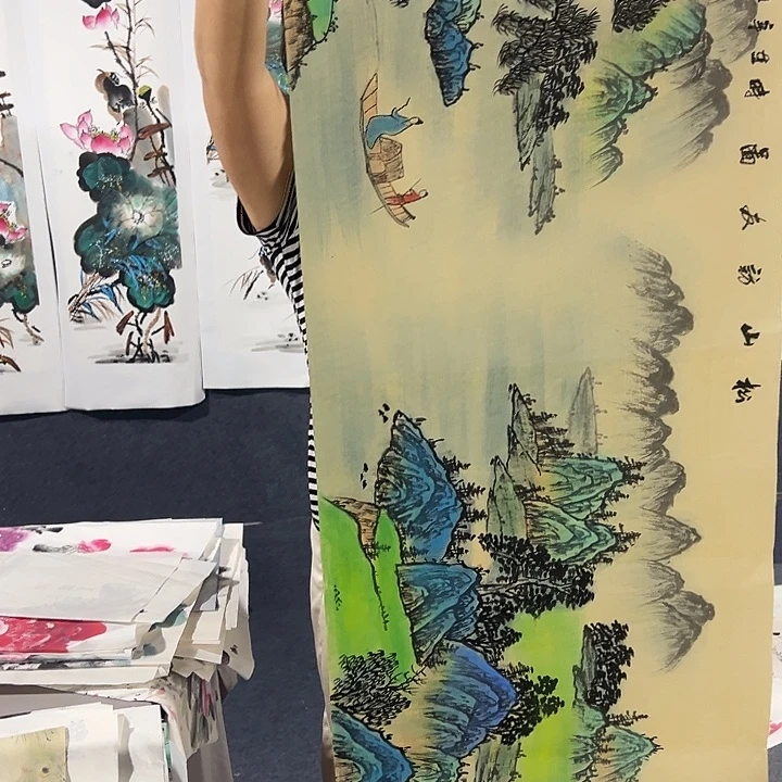 客厅肯画年画年画