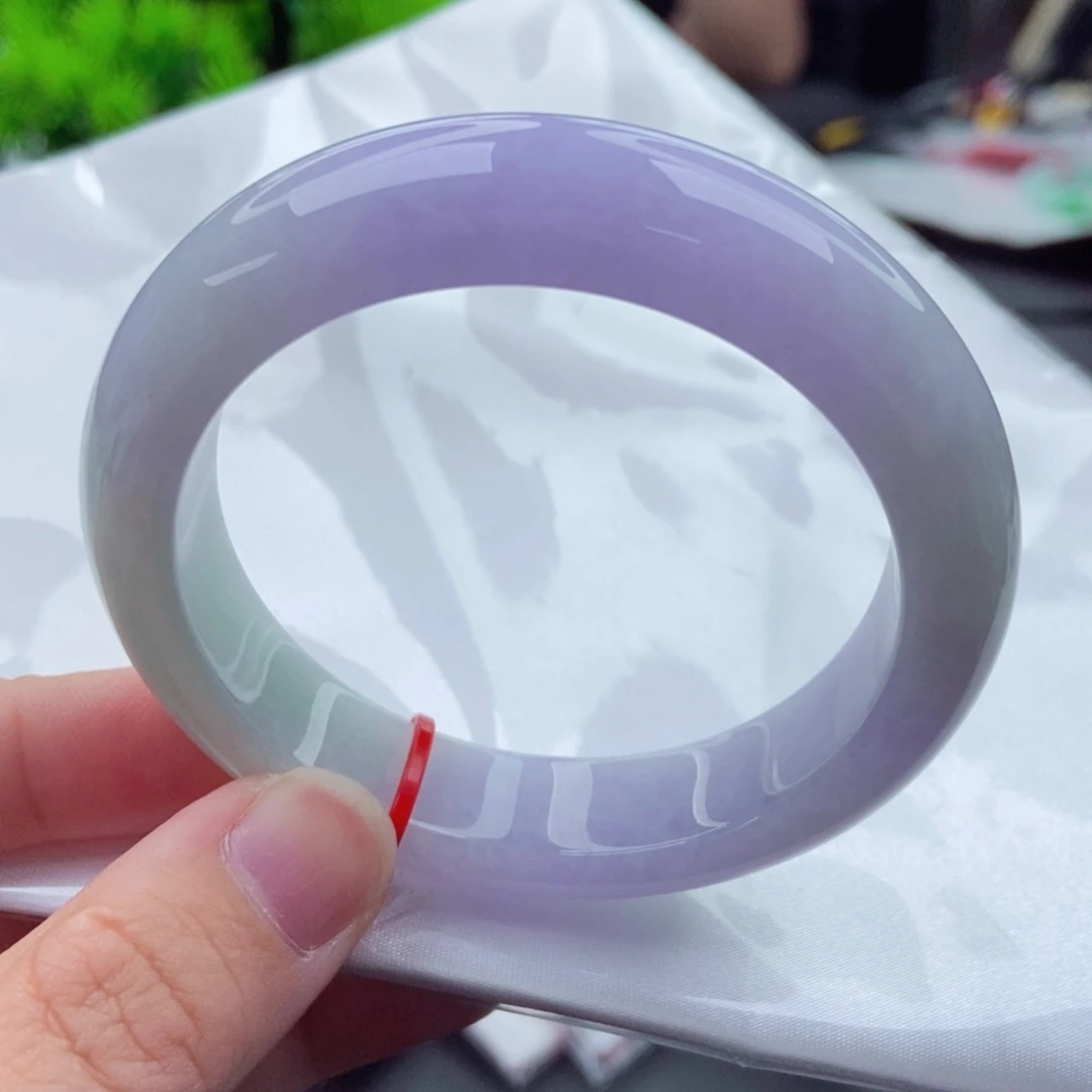 翡翠未镶嵌手镯55圈口