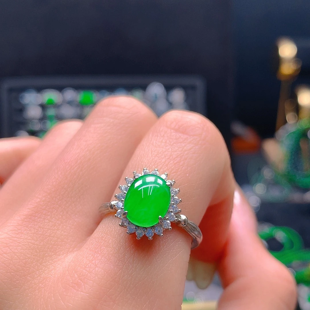 未镶嵌戒指翡翠天然翡翠