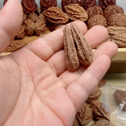 吊坠文玩核桃东北秋子核桃50