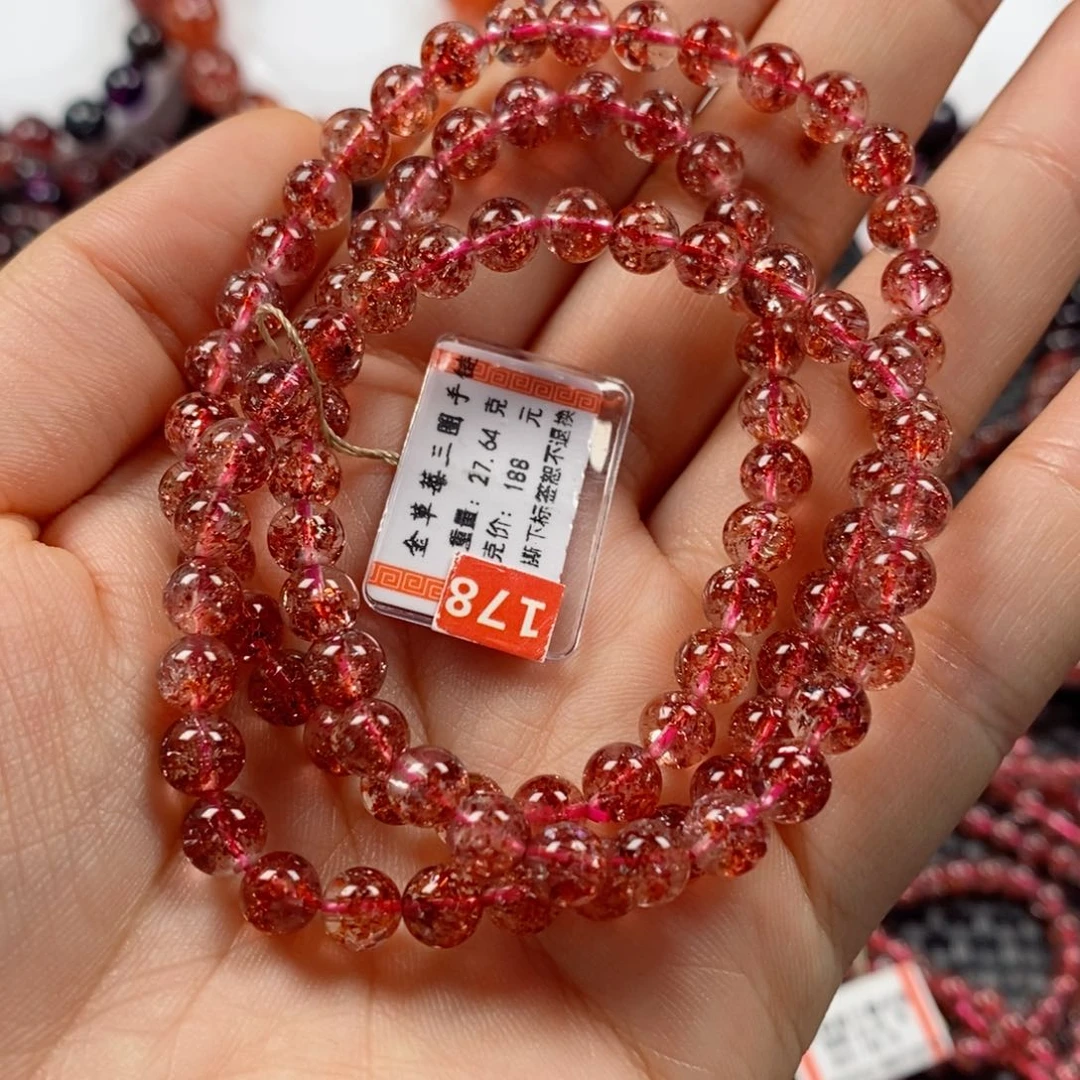 水晶手链：718821未镶嵌水**步