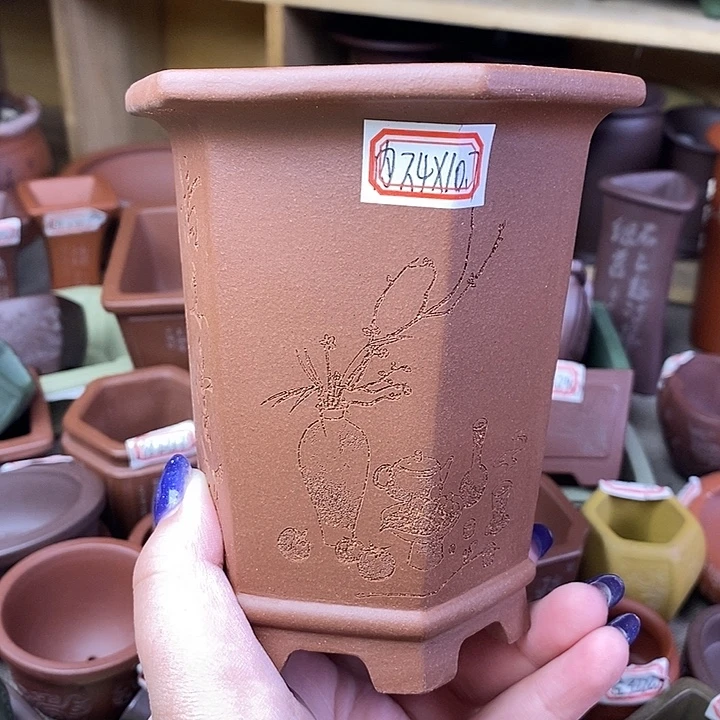 手工艺品琉璃宜兴紫砂精品花盆