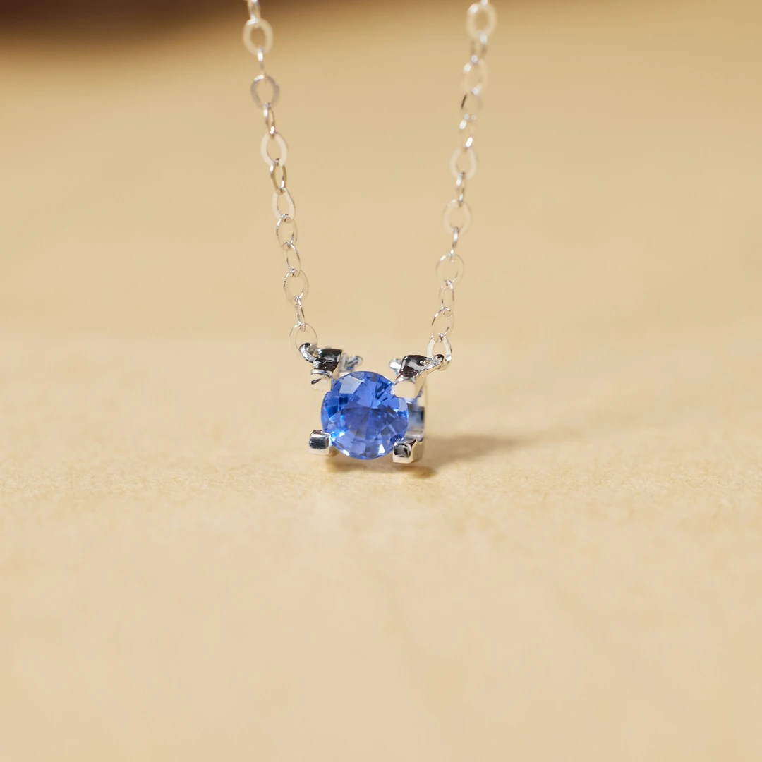 非遗好物分享【歪歪】蓝宝石项链*18K金镶嵌（多样性发一）XB-U8280