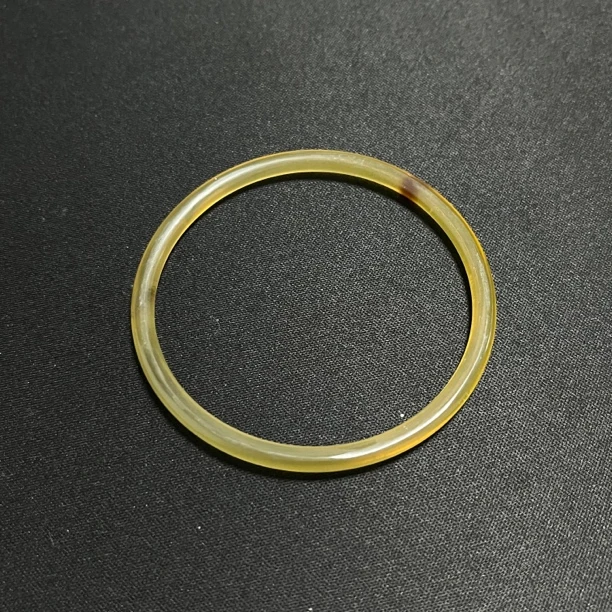 S5159 牛角牛骨文玩