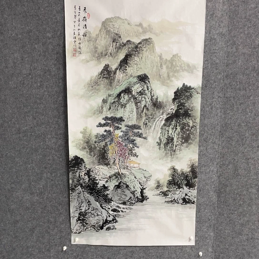 国画良*四尺画芯作品