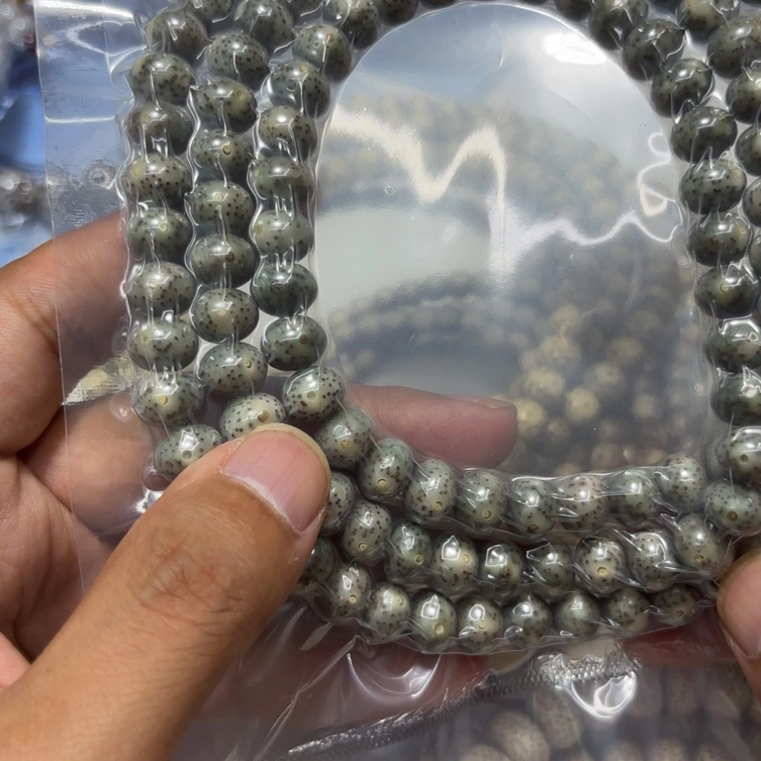 手串星月菩提星月石玉料苹果珠10*8