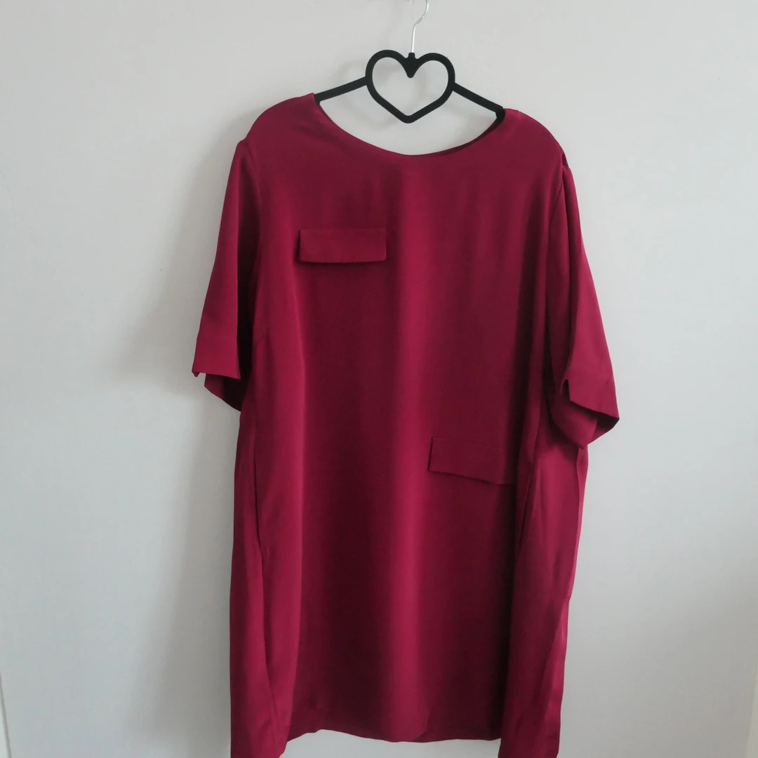 AB-5336重磅真丝轻奢圆领中款连衣裙