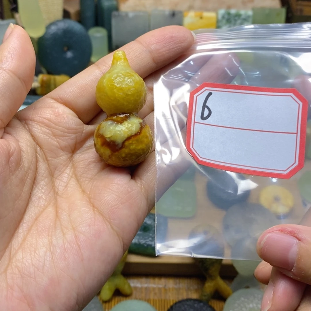 未镶嵌岫玉纯天然小**~