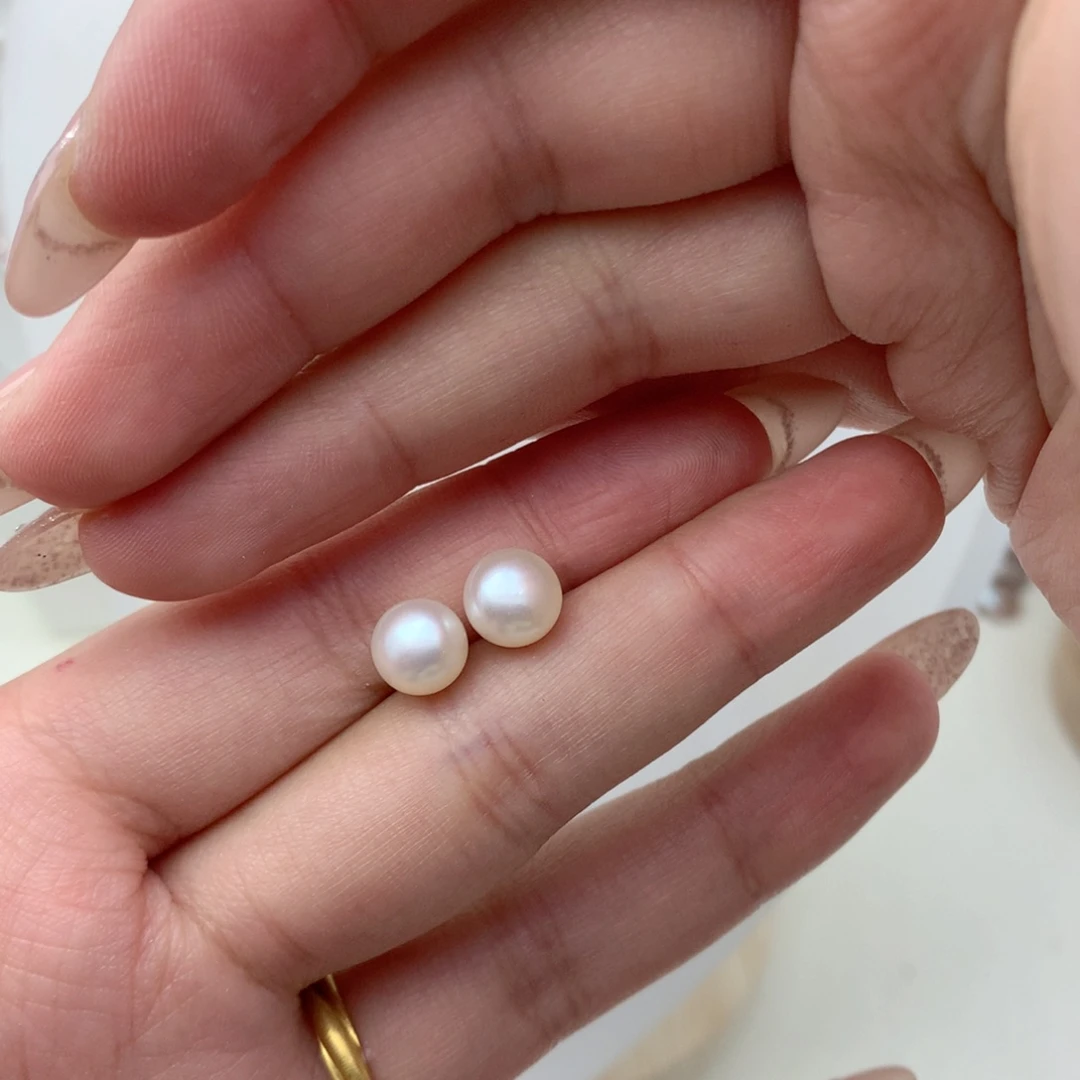 9***後合金淡水珍珠吊坠(不含链)