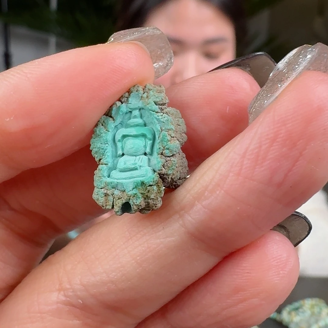 绿松石珠宝奇石未镶嵌