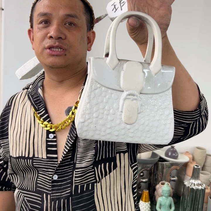 摆件41 号高温陶瓷装饰品（部分微瑕）电镀蹭色