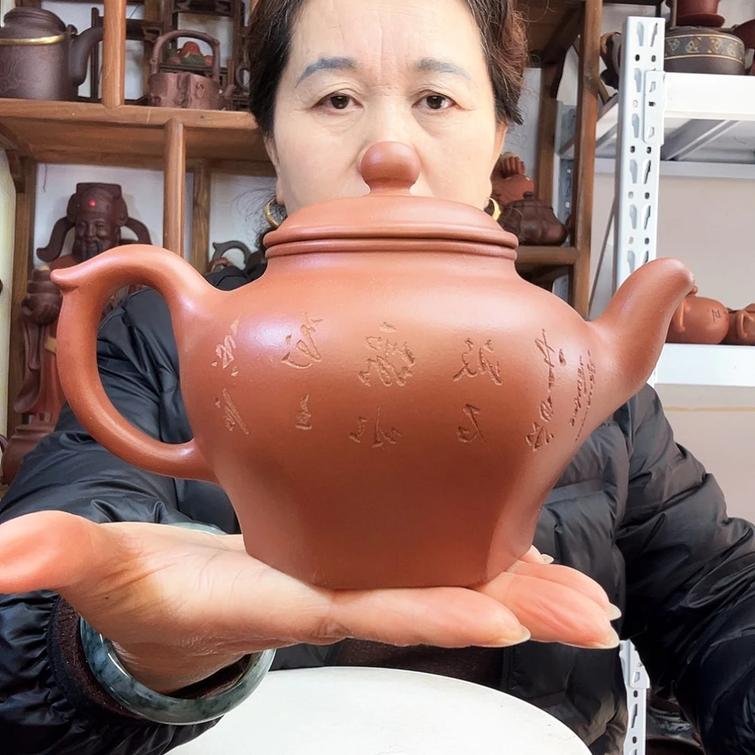 紫砂茶壶源****意紫砂壶泡茶