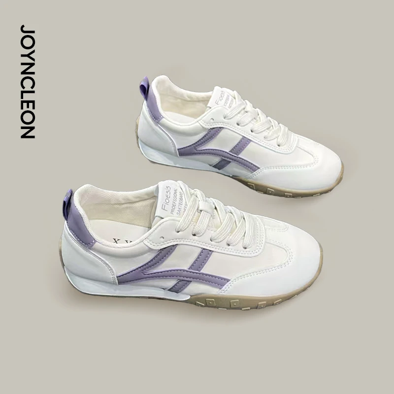 婧麒爆款德训鞋女鞋女款2025新款春夏款百搭休闲阿甘鞋小白板鞋子