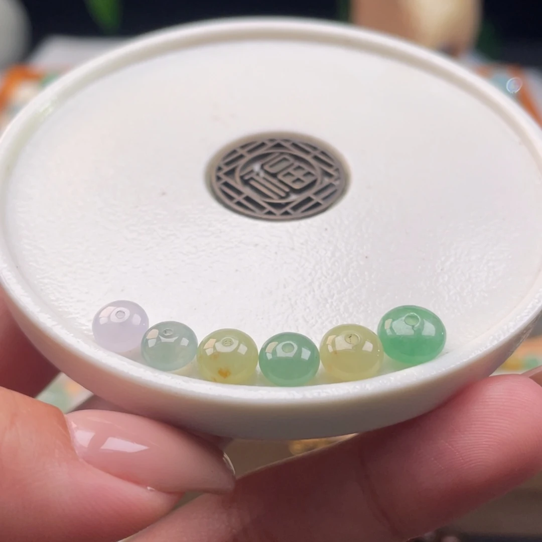 未镶嵌定制翡翠天然缅甸翡翠a货一组6+7+