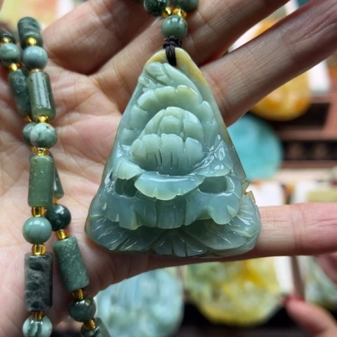 岫玉挂件未镶嵌挂件