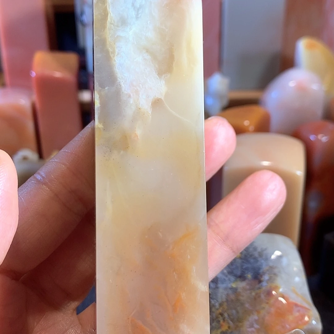 【闪购商品】老挝石聼**刻老挝石印章