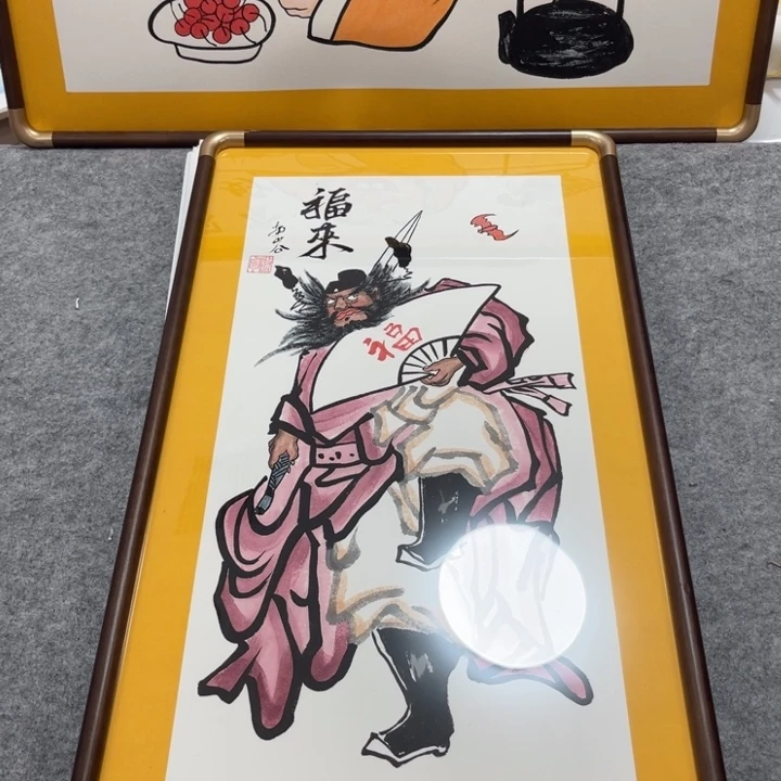 国画手绘禅意画一物一拍