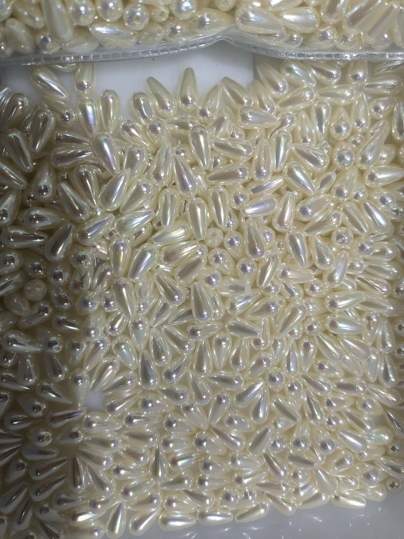 【海蒂加】A001 巴洛克1.5直孔水滴6*13MM手工DIY配件